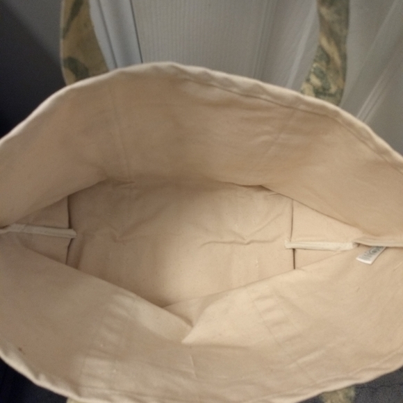 Laura Ashley Open Top Canvas Tote NWOT - Picture 6 of 7